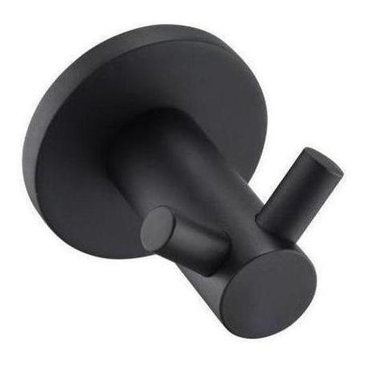 Mica Double Robe Hook Black
