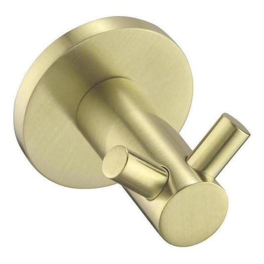 Mica Double Robe Hook French Gold