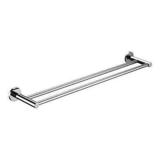 Mica Double Towel Rail 600mm Chrome