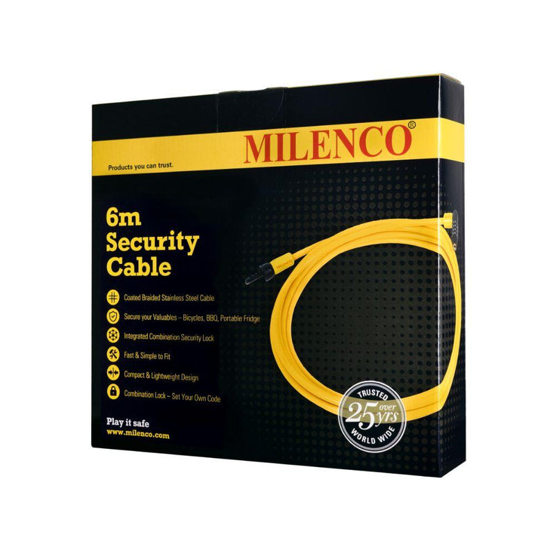 Load image into Gallery viewer, Milenco 6m Security Cable & Lock