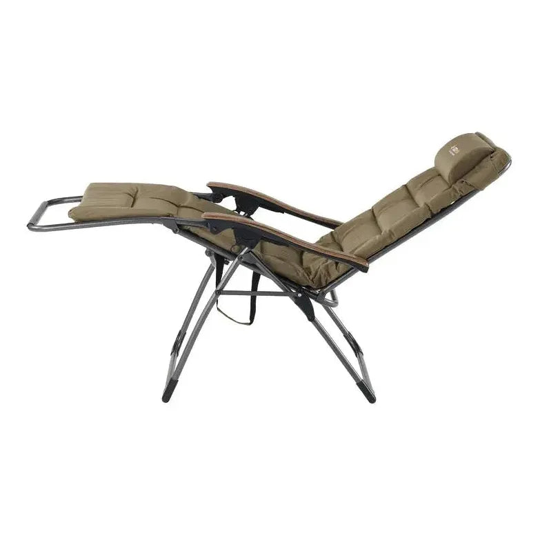 Load image into Gallery viewer, OZTRAIL BRAMPTON Sun Lounge Chair With Side Table & Drink Holder 150 kg