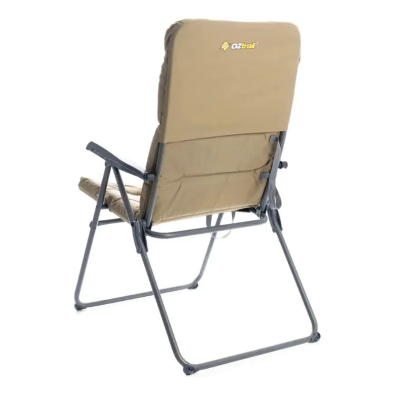 Load image into Gallery viewer, OZTRAIL Coolum 5 Position Recliner Chair Inc Drink Holder