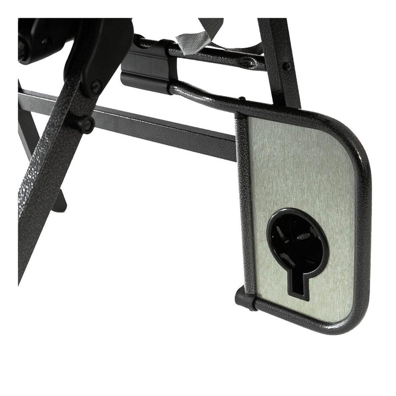 Load image into Gallery viewer, OZTRAIL Emperor 8 Position Recliner Chair Inc Side Table& Drink Holder
