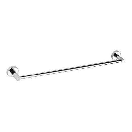 Opus Round Single Rail Towel Rack 600mm Chrome