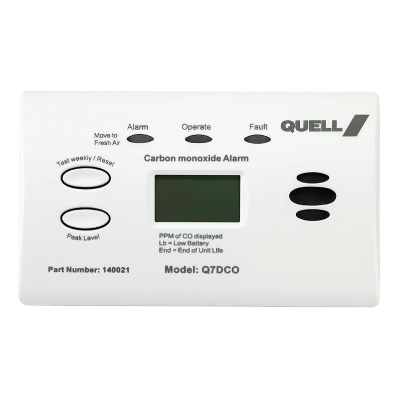 Load image into Gallery viewer, Quell Carbon Monoxide Digital Display Detector Alarm