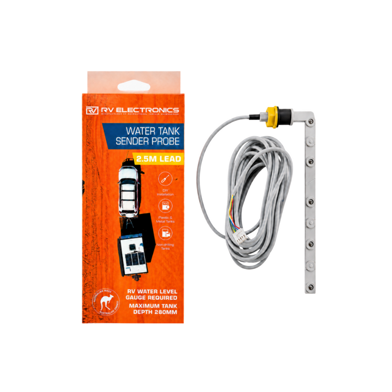 Load image into Gallery viewer, RV Electronics LED Single Tank Water Level Indicator Gauge Inc 2.5m Sender Probe