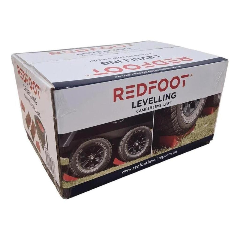 Load image into Gallery viewer, Redfoot Levelling Kit - 2 x Levellers, 2 x Chooks, 2 x Rubber Mats inc Carry Bag