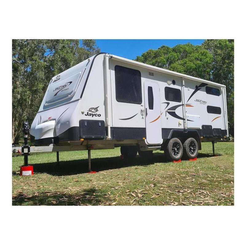 Load image into Gallery viewer, Redfoot Levelling Kit - 2 x Levellers, 2 x Chooks, 2 x Rubber Mats inc Carry Bag