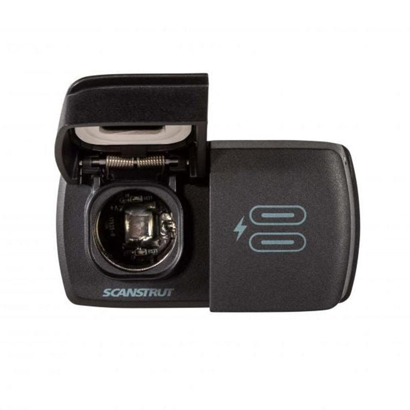 Load image into Gallery viewer, Scanstrut 12V Flip Pro Power Socket and Dual USB-C Charger Socket