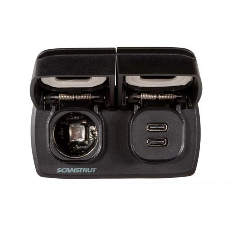Load image into Gallery viewer, Scanstrut 12V Flip Pro Power Socket and Dual USB-C Charger Socket