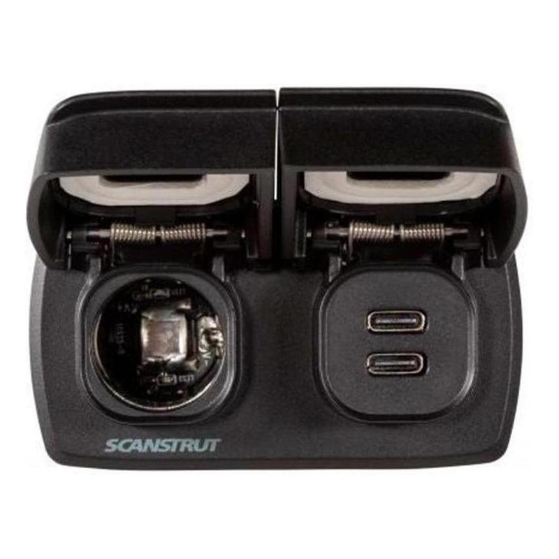 Load image into Gallery viewer, Scanstrut 12V Flip Pro Power Socket and Dual USB-C Charger Socket