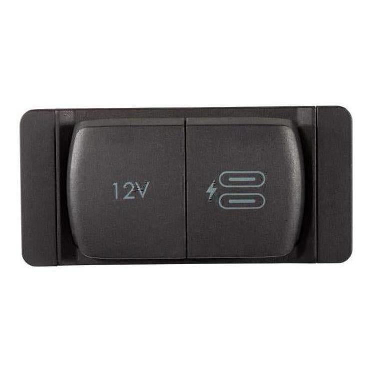 Load image into Gallery viewer, Scanstrut 12V Flip Pro Power Socket and Dual USB-C Charger Socket