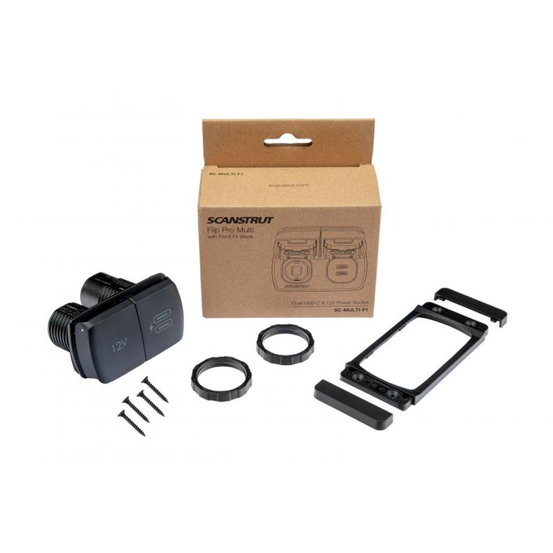 Load image into Gallery viewer, Scanstrut 12V Flip Pro Power Socket and Dual USB-C Charger Socket