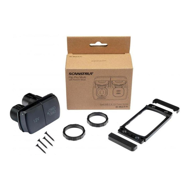 Load image into Gallery viewer, Scanstrut 12V Flip Pro Power Socket and Dual USB-C Charger Socket