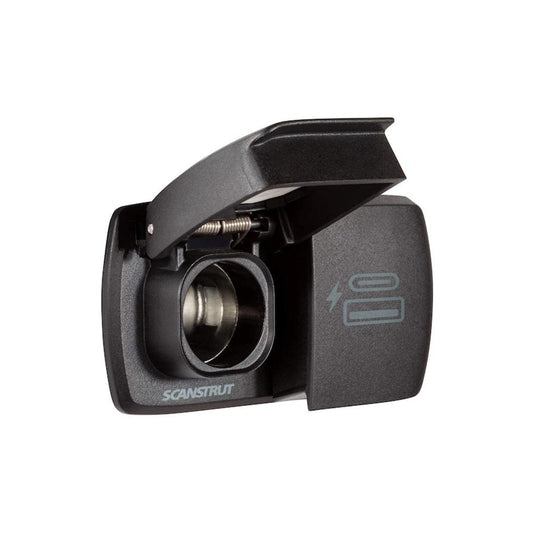 Scanstrut 12V Flip Pro Power Socket and Dual USB/USB-C Charger Socket