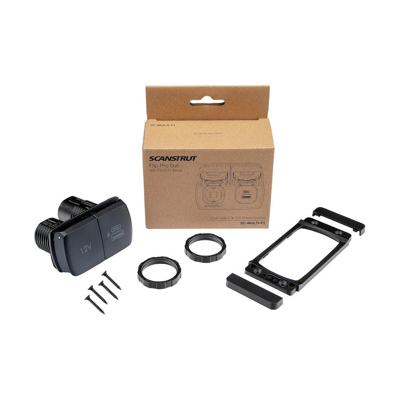 Load image into Gallery viewer, Scanstrut 12V Flip Pro Power Socket and Dual USB/USB-C Charger Socket