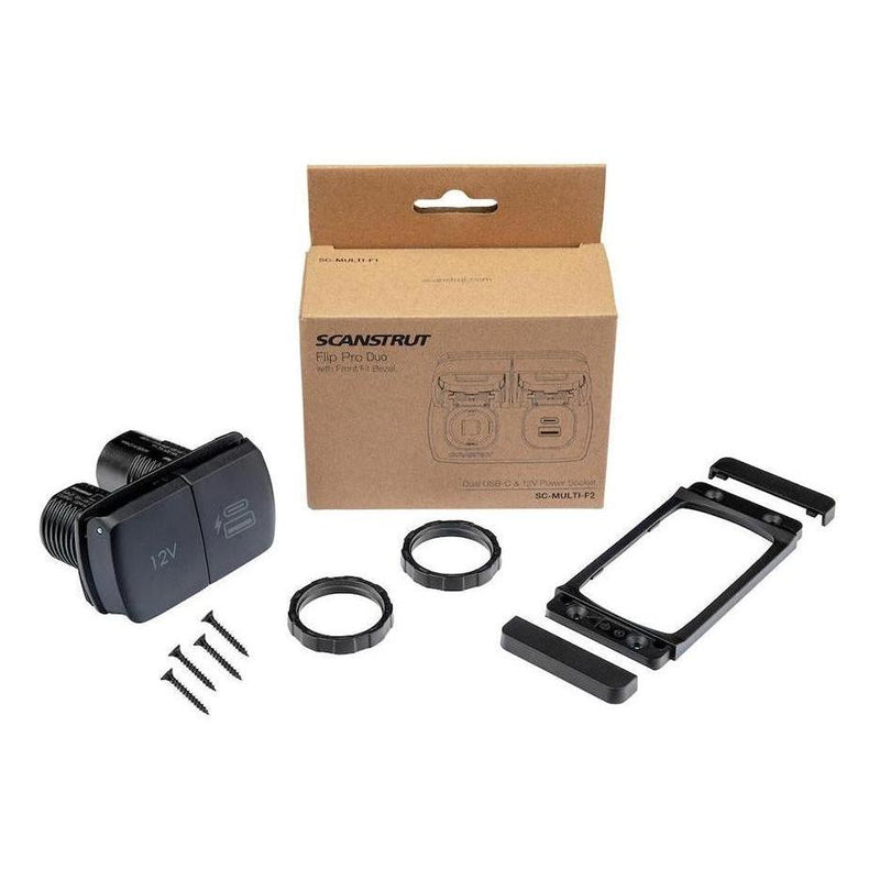 Load image into Gallery viewer, Scanstrut 12V Flip Pro Power Socket and Dual USB/USB-C Charger Socket