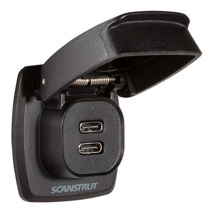 Load image into Gallery viewer, Scanstrut 12V/24V Flip Pro Max Dual USB-C Fast Charger Socket