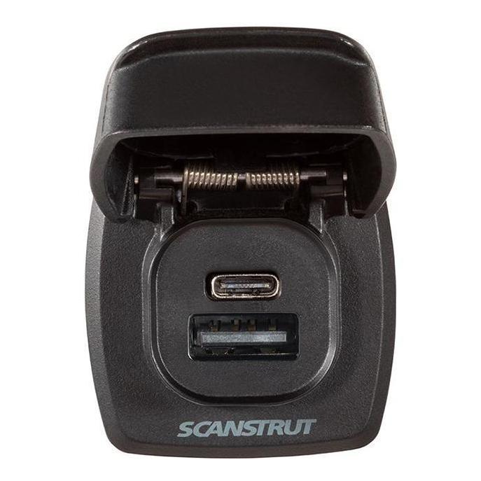 Load image into Gallery viewer, Scanstrut 12V/24V Flip Pro Plus Dual USB/USB-C Fast Charger Socket