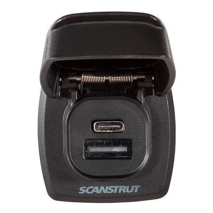 Load image into Gallery viewer, Scanstrut 12V/24V Flip Pro Plus Dual USB/USB-C Fast Charger Socket