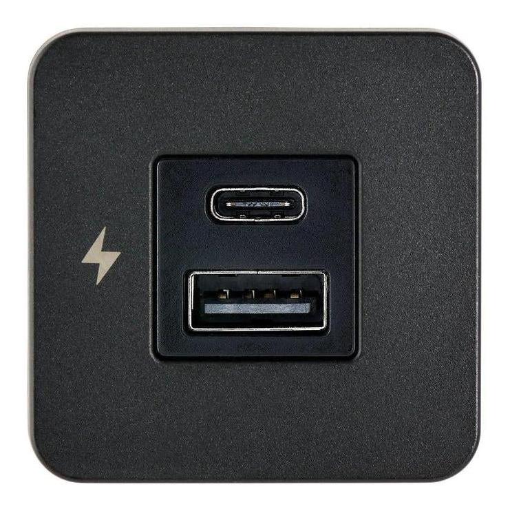 Load image into Gallery viewer, Scanstrut 12V/24V Interior Dual USB/USB-C Charger Socket
