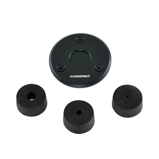 Scanstrut Low Profile Entry Cable Seal Suits 2 - 8mm Cable Aluminium Black