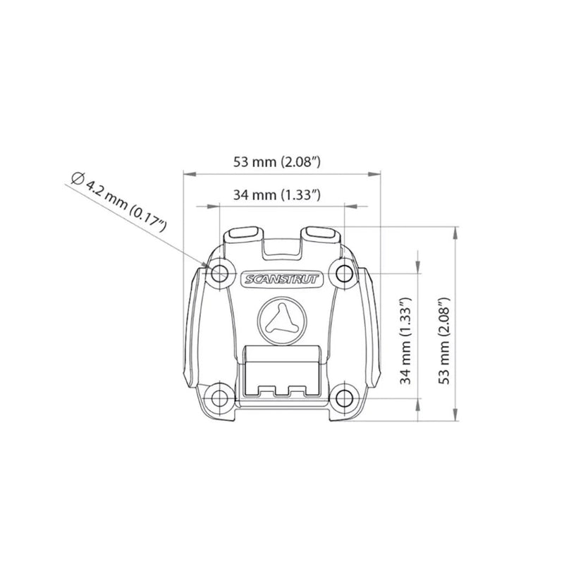 Load image into Gallery viewer, Scanstrut ROKK Mini Phone Holder Screw Down Mounting Kit