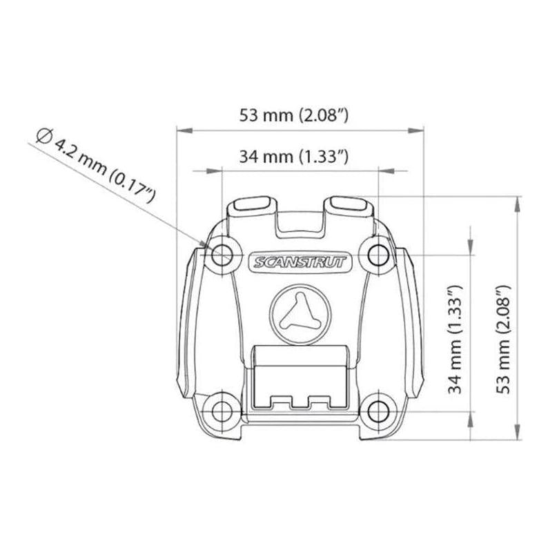 Load image into Gallery viewer, Scanstrut ROKK Mini Phone Holder Screw Down Mounting Kit