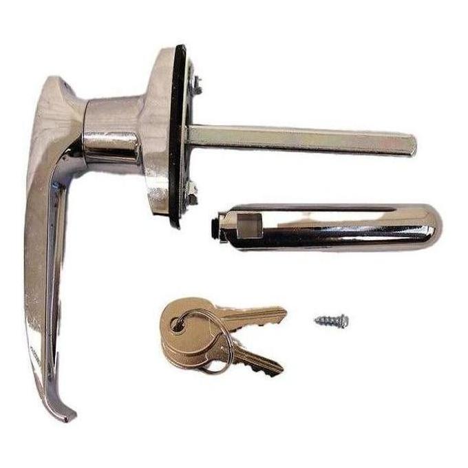 Load image into Gallery viewer, Schutts L-Handle Door Lock With Diecast Cam Inc Tongue and Key