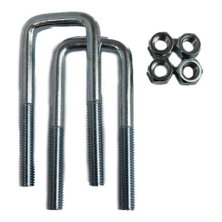 Load image into Gallery viewer, Schutts Square U-Bolt 120 x 42mm 1/2" x 2 Pack