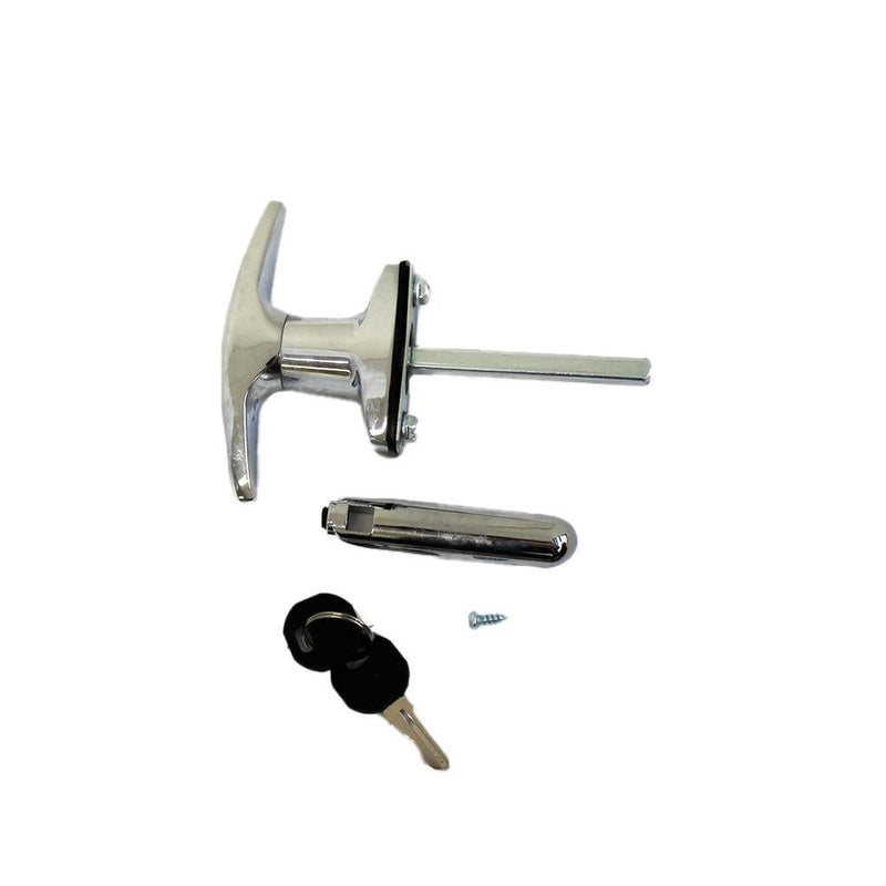 Load image into Gallery viewer, Schutts T-Handle Door Lock With Diecast Cam Inc Tongue and Key