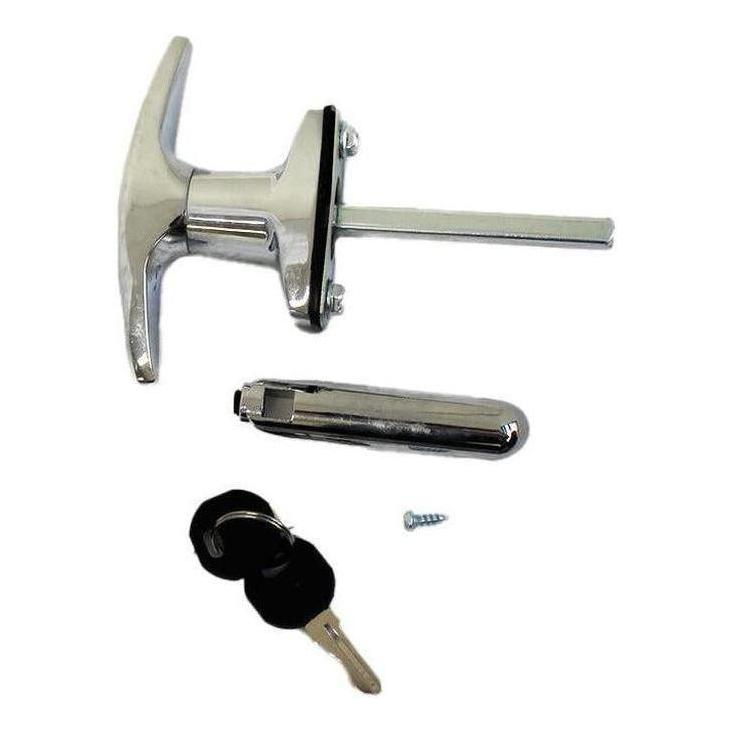 Load image into Gallery viewer, Schutts T-Handle Door Lock With Diecast Cam Inc Tongue and Key