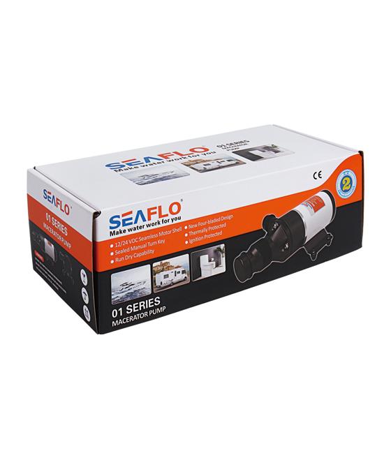 Load image into Gallery viewer, Seaflo 01 Series Macerator Pump 12V 44.9 LPM 38mm Inlet & 25mm Outlet