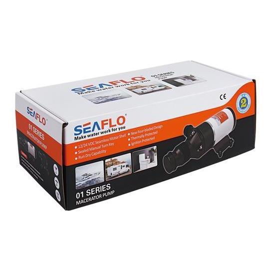 Load image into Gallery viewer, Seaflo 01 Series Macerator Pump 12V 44.9 LPM 38mm Inlet & 25mm Outlet