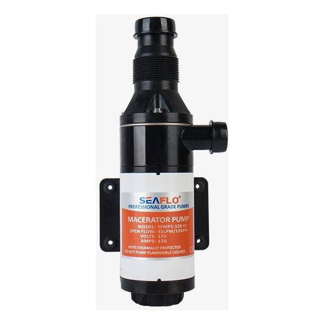 Load image into Gallery viewer, Seaflo 01 Series Macerator Pump 12V 44.9 LPM 38mm Inlet & 25mm Outlet