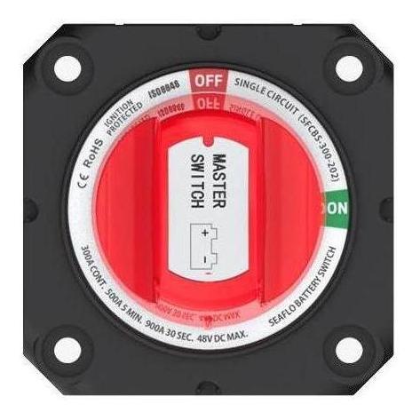 Load image into Gallery viewer, Seaflo 32V DC Dual Circuit ON/OFF Battery Disconnect Switch