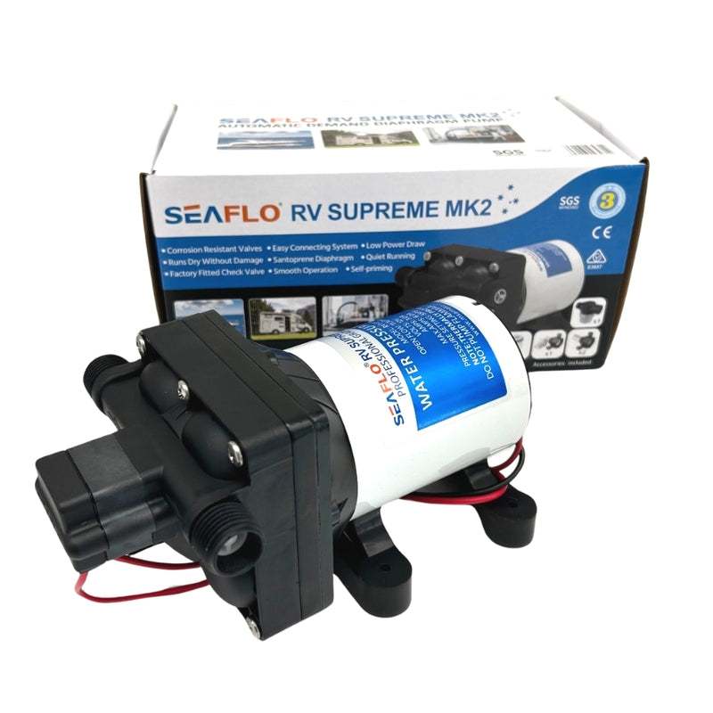 Load image into Gallery viewer, Seaflo RV Supreme MK2 Water Pump 12V 11.3LPM @ 55PSI