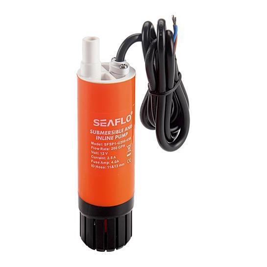 Load image into Gallery viewer, Seaflo Submersible & Inline Pump 12V 200GPH 12.6 L/min