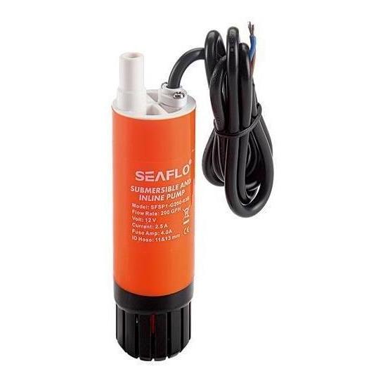 Load image into Gallery viewer, Seaflo Submersible & Inline Pump 12V 200GPH 12.6 L/min
