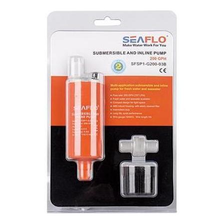 Load image into Gallery viewer, Seaflo Submersible & Inline Pump 12V 200GPH 12.6 L/min