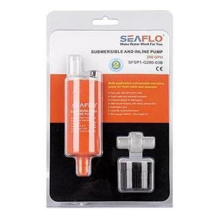 Load image into Gallery viewer, Seaflo Submersible & Inline Pump 12V 200GPH 12.6 L/min