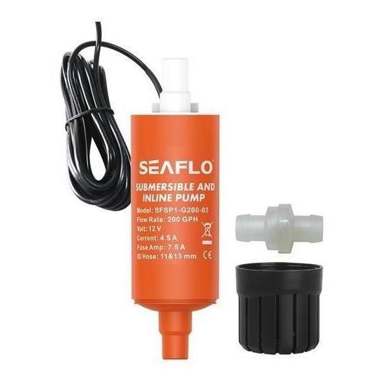 Load image into Gallery viewer, Seaflo Submersible & Inline Pump 12V 200GPH 12.6 L/min