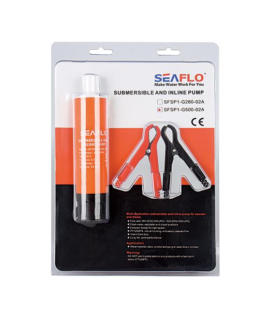 Load image into Gallery viewer, Seaflo Submersible & Inline Pump 12V 280GPH 17.6 L/min