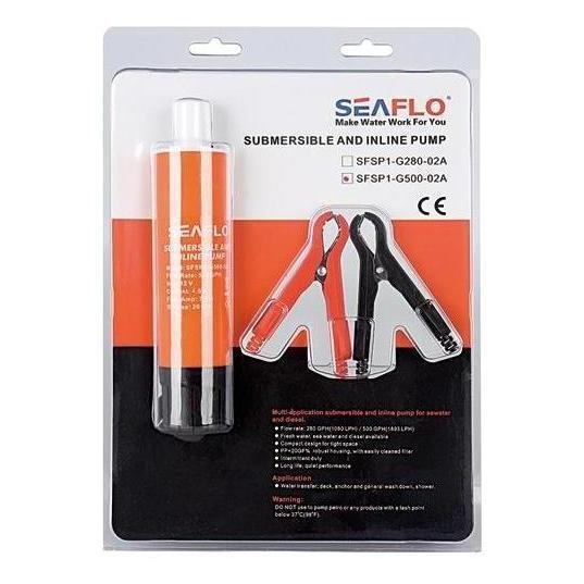 Load image into Gallery viewer, Seaflo Submersible & Inline Pump 12V 280GPH 17.6 L/min