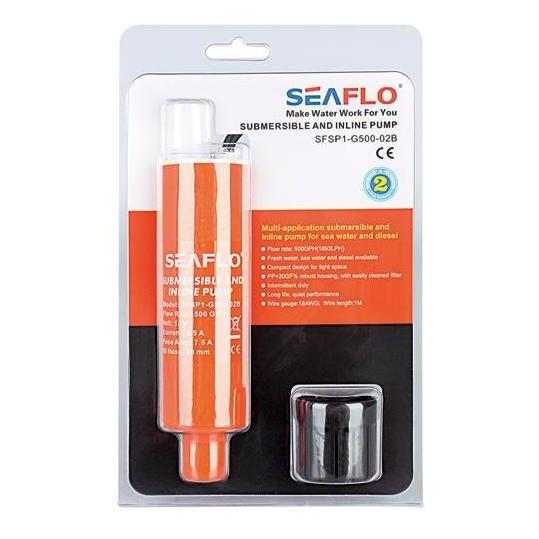 Load image into Gallery viewer, Seaflo Submersible & Inline Pump 12V 280GPH 17.6 L/min