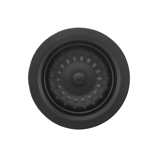 Sink Basin Waste Drain Strainer Black