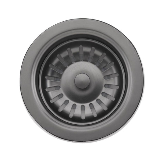 Sink Basin Waste Drain Strainer Gun Metal