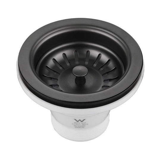 Sink Basin Waste Drain Strainer Gun Metal