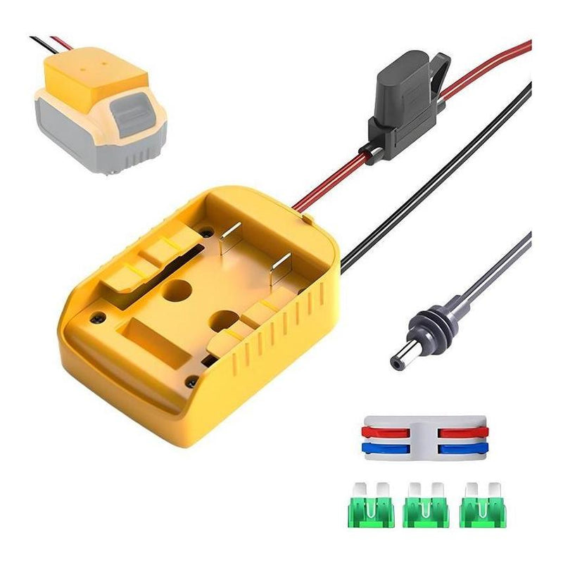 Load image into Gallery viewer, Starlink Mini DeWalt Battery Adaptor With DC Power Cable Charger Inc Fuse and Switch