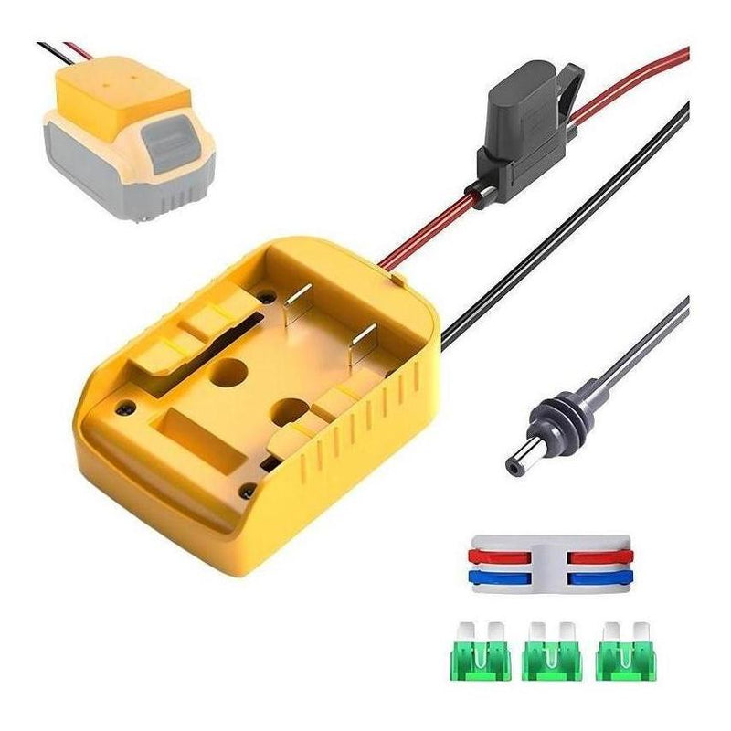 Load image into Gallery viewer, Starlink Mini DeWalt Battery Adaptor With DC Power Cable Charger Inc Fuse and Switch